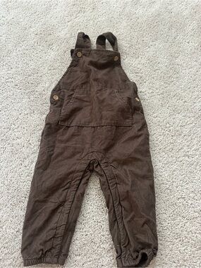 Little planet Brown Corduroy Overalls